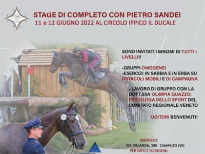 Stage di completo con Pietro&nbsp;Sandei